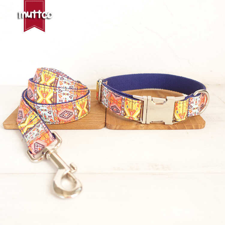 MUTTCO Sales Leash Collar Set Pet Collar Small Medium-Sized Dog Chain การค้าต่างประเทศ UDC-054