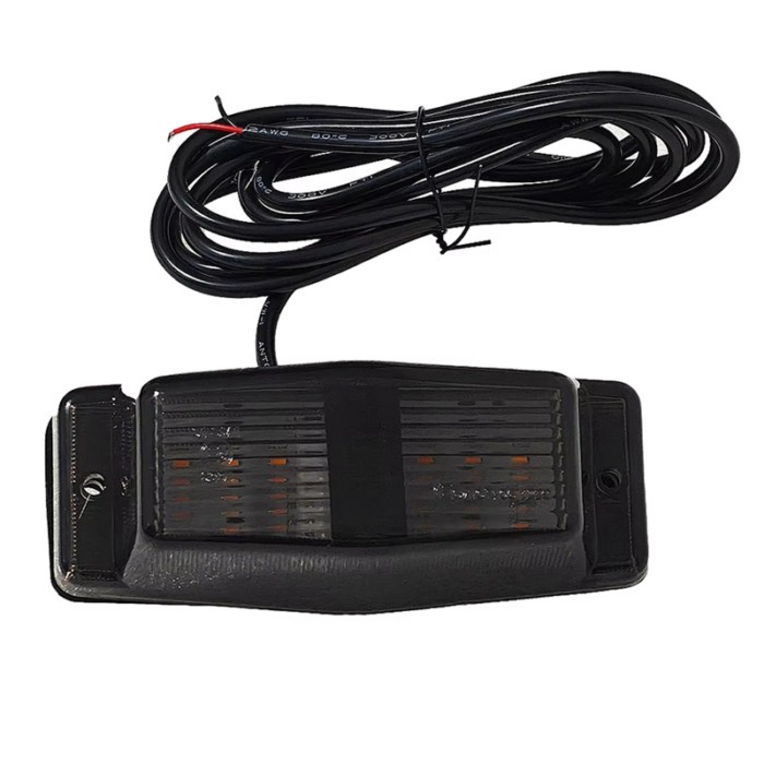 Smoked Amber Front Grill Light LED Marker Lamp For Scania Volvo Man Benz Truck Lorry Front Double B