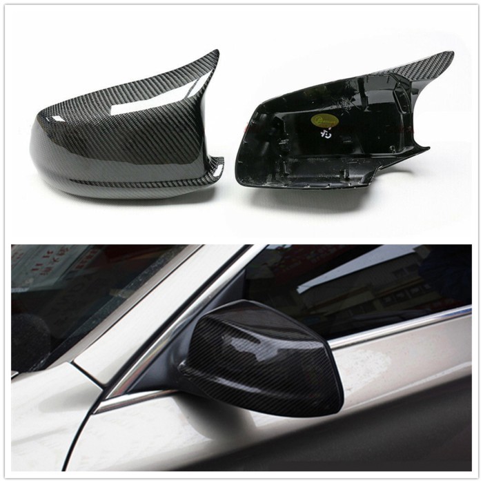 Mirror Cover For BMW 5 Series F10 F11 520i 525i 530i 535i 550i 10-13 Sedan Carbon Fiber Exterior Re