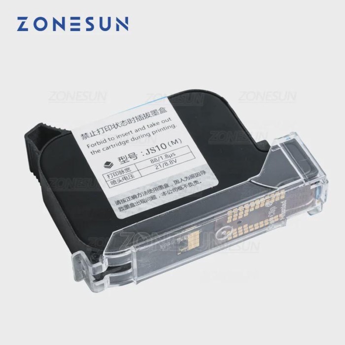 ZONESUN Ink Cartridge For Printer Ink Box For Handheld Intelligent USB QR Code Inkjet Printer Codin