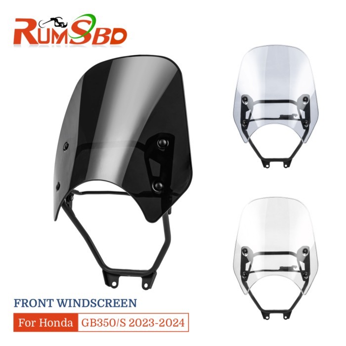 GB350 S GB350S Front Windshield Windscreen For Honda GB 350 350S 2023 2024 Motorcycle Wind Shield G