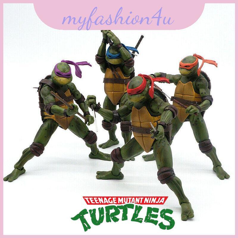 7 "สะสม Neca Tmnt Action Figure ของเล่นภาพยนตร์ 1990