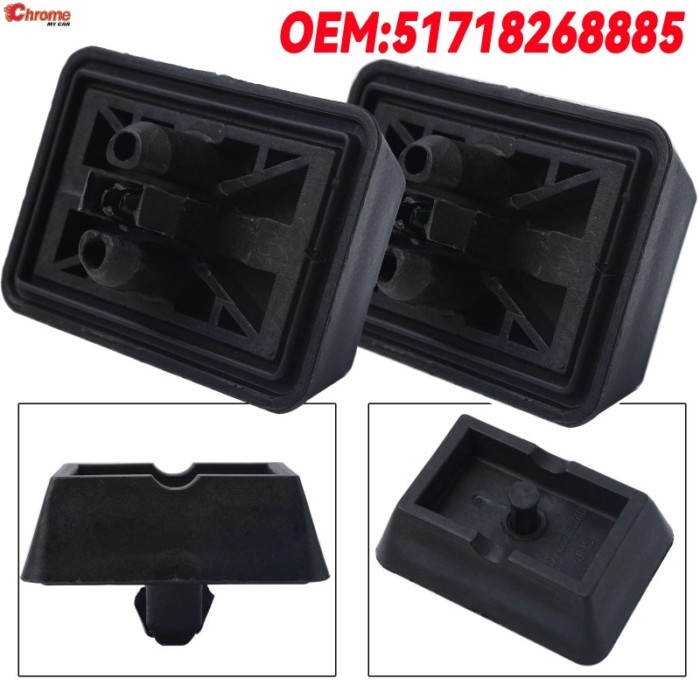 2Pcs Car Jack Point Pad Under Adapter Support Mount Lift 51718268885 for BMW 3 Series E46 X3 E83 E6