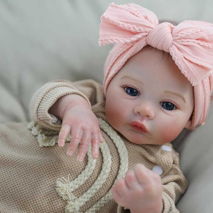 60 ซม.Meadow Reborn ตุ๊กตาผ้านุ่มไวนิลจําลองของเล่นเด็ก Reborn ตุ๊กตา Reborn ตุ๊กตา Reborndoll