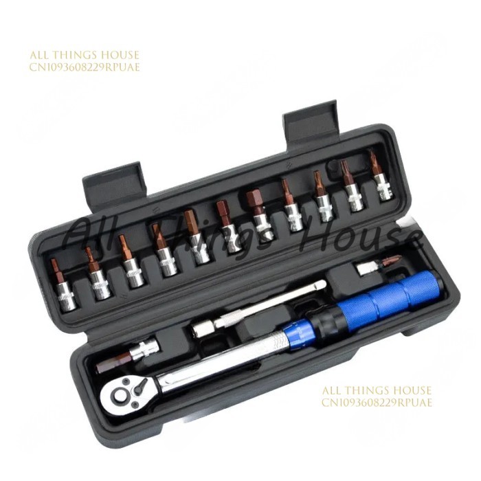 1/4 Bicycle Torque Wrench Set Preset Adjustable Small Torque Ratchet Wrench