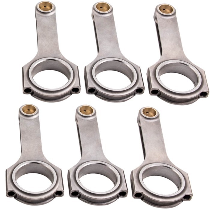 Forged Connecting Rods for Toyota Supra JZA70 Mark Crown 1JZ-GTE 1JZ-GE 125.25mm Bielle Pleuel Pist