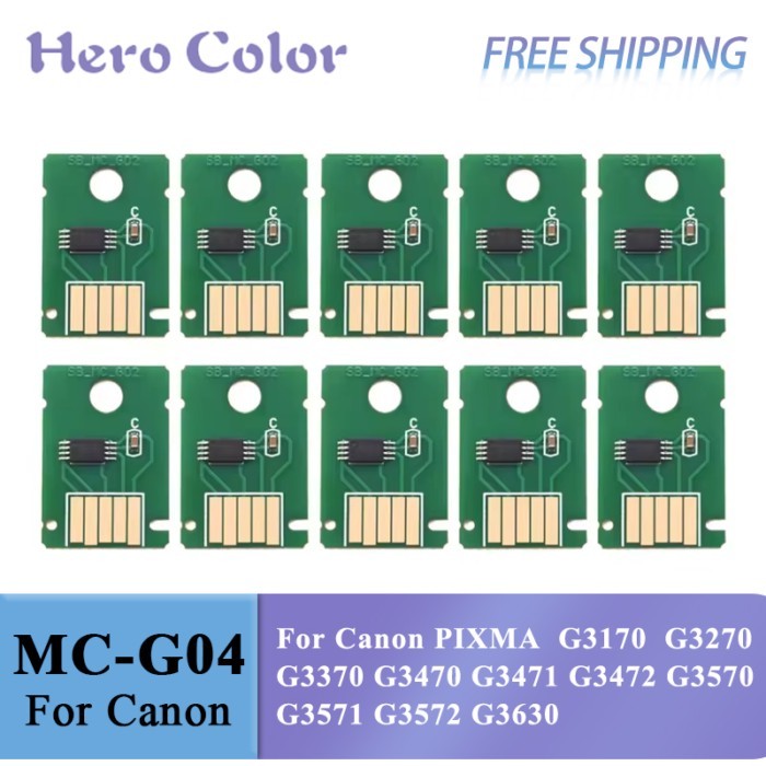 Ink Maintenance Box Disposable Chip MC-G04 MC G04 For Canon PIXMA G3170 G3270 G3370 G3470 G3471 G34