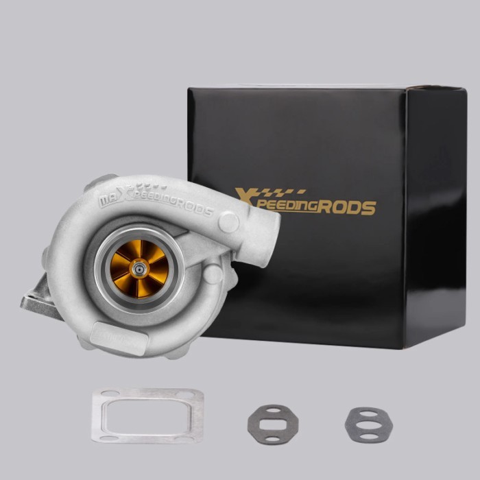Upgrade Universal Billet Turbo Charger T3 T04E 0.5 A/R Compressor 0.63 A/R 5 Bolts
