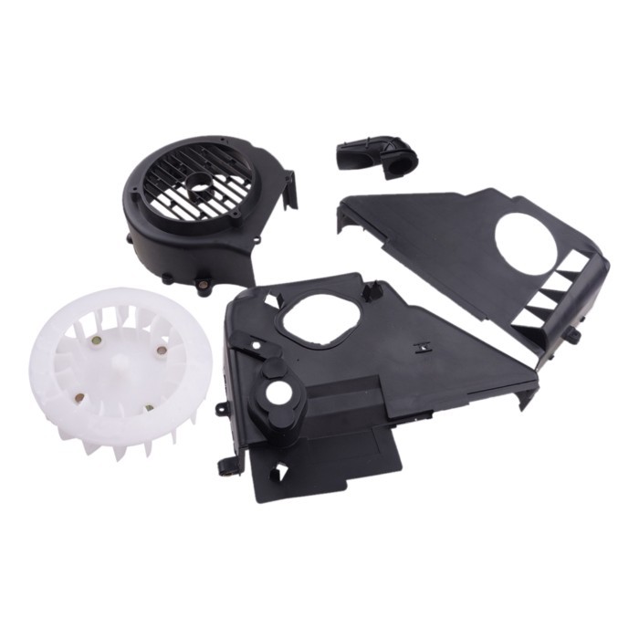 Complete Air Cooling Shroud w/ Fan Cover Motorcycle fit for Kymco Agility125 Taotao 150 4 stroke Zn