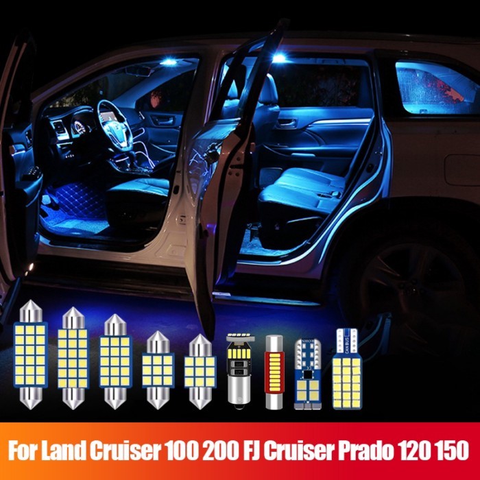 For Toyota Land Cruiser 100 200 LC100 LC200 FJ Cruiser Prado 120 150 Canbus Car LED Interior Dome L