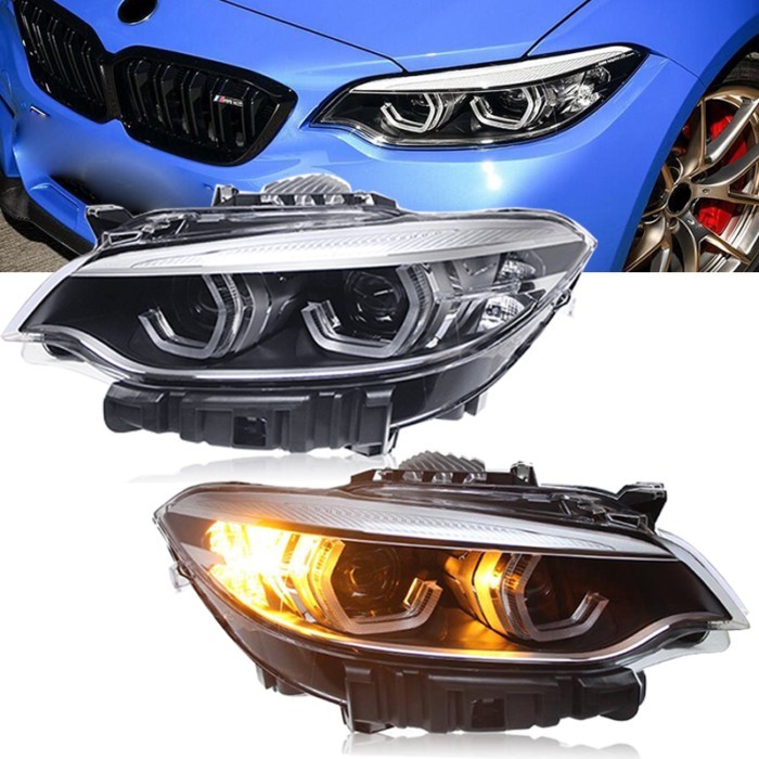 Headlight For BMW F22 2014-2019 2 Series автомобильные товары Hella 12V LED Light Car Accessories F