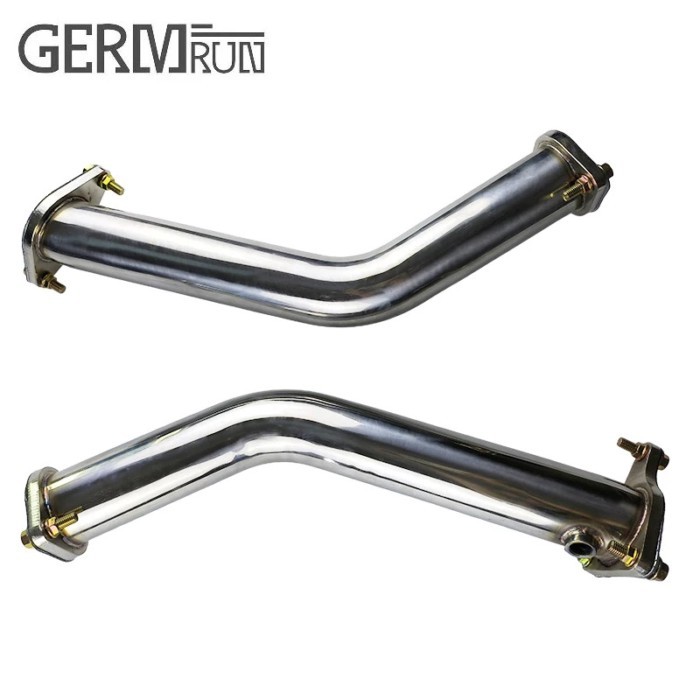 RACING EXHAUST DOWNPIPE SS201 2 PCS INFINITI Q60 Q50 Z400 AWD 3.0 VR30DDTT 16-19