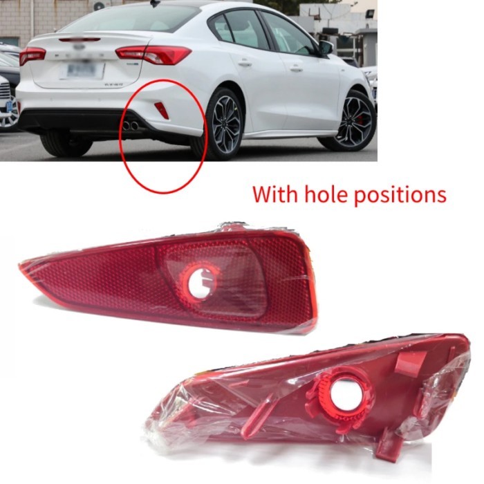 Right Left JX7B-13B414-DA  JX7B-13B415-DA Rear Bumper Reflector Light For Ford Focus 2019-2020 Thre