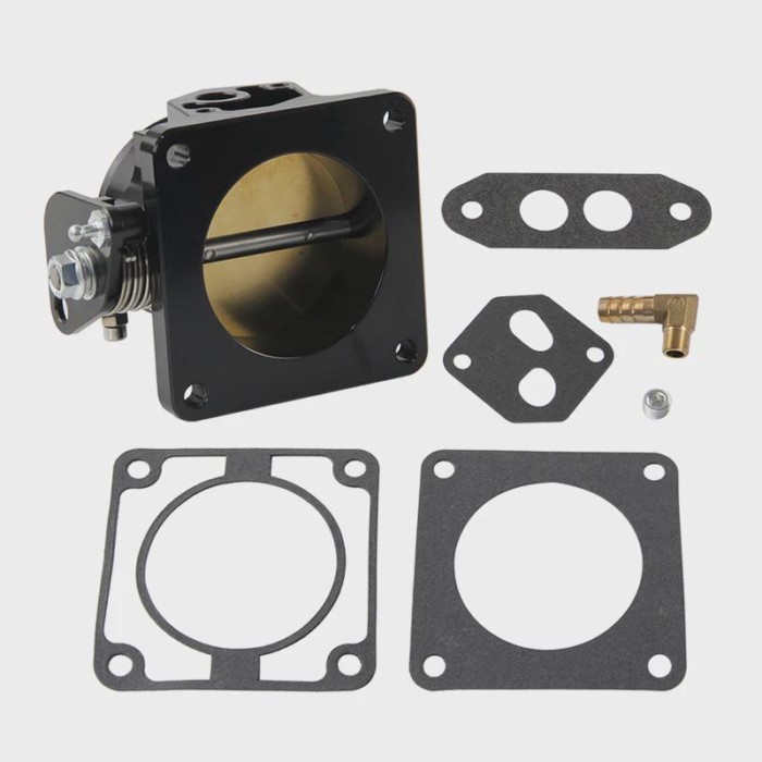 Billet CNC Throttle Body 75mm 2.95" For Ford Mustang 86-93 GT Cobra LX 5.0L V8 Engine High Flow Per