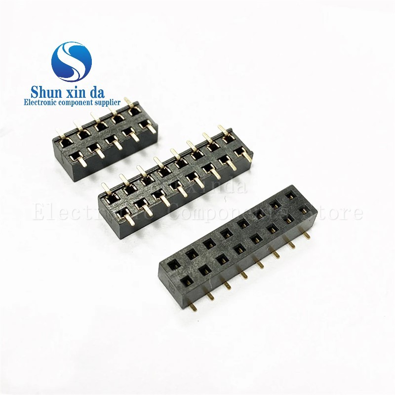 10PCS 1.27mm SMD SMT 2*3-50Pin คู่แถว 3p 4p 5p 6p 7p 8p 10p 12p 15p 20p 40p 50p ชาย PCB Board Header