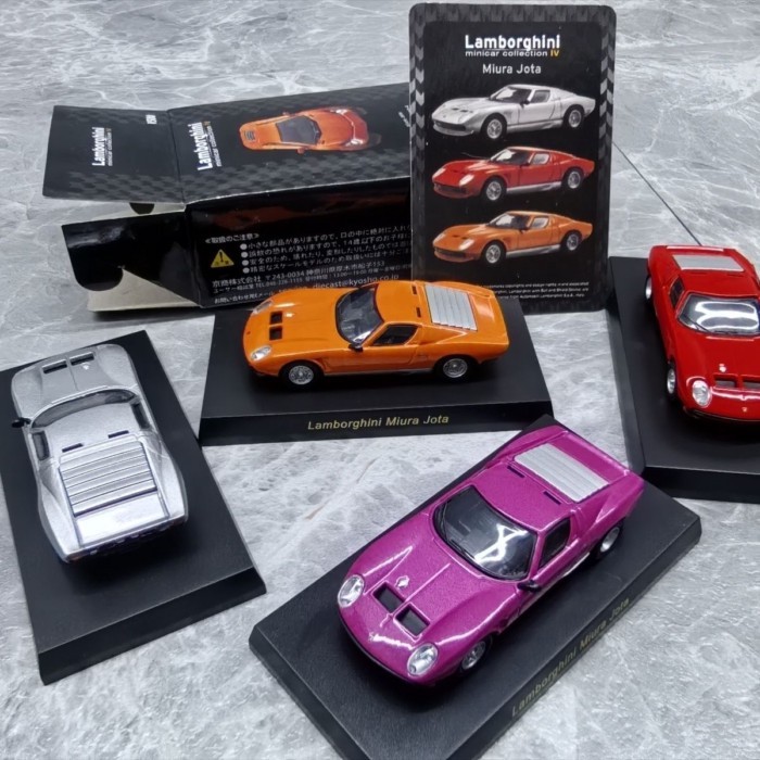Jingshang 1/64 Miura Jota Miura Jota Miura Jota คลาสสิกกีฬารถเครื่องประดับ 7 ซม.