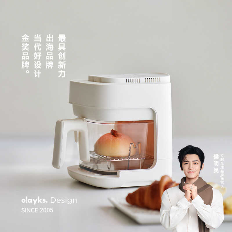 Olayks Instant Glass Box Air Fryer Glass Household Multifunctional Smart Electric Fryer