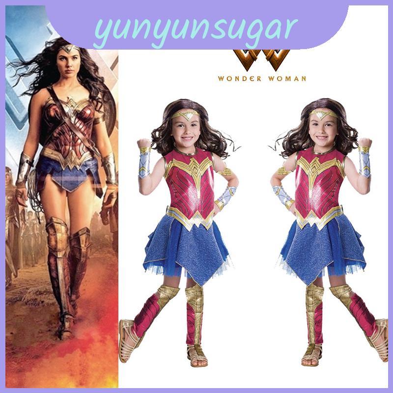 ชุดฮัลโลวีน Wonder Woman ของแท้พร้อมเซ็ตอุปกรณ์