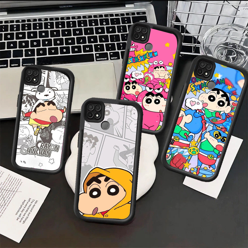 WB32 Crayon Shinchan สําหรับ Hp ชุบ OPPO หมายเหตุ GT C65 60 8 A3X 6 A3 C63 5G วัสดุ TPU