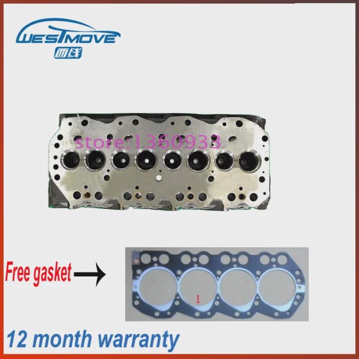 cylinder head for Nissan Navara (D22) / Urvan / Frontier 3.2D 3.2TD 3153cc 1995-2001 engine : QD32