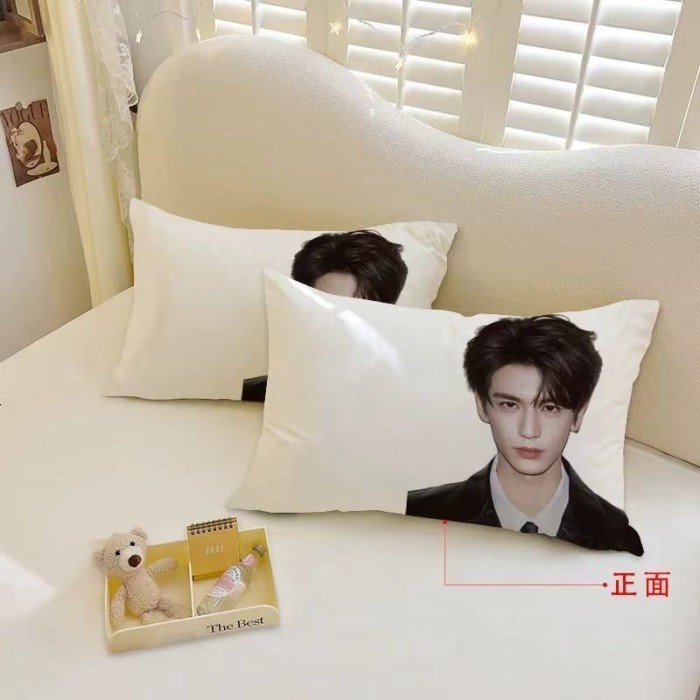 Zhang Linghe หมอนประกอบ Hot Baju Jingyi Chengyi Wang Jiaer ปลอกหมอนหอพักนักเรียนหอพักตกแต่งหมอน