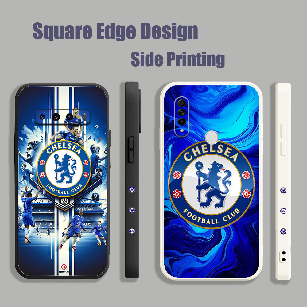 ปลอกสําหรับ Huawei Y6p Y7 2019 Y7A Y6 Pro 3i 7i 8i 50 Lite Nova 5T Y9s เชลซีฟุตบอล Club KZG03 เคสโทร
