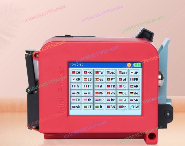 Mini Inkjet Printer Handheld Small Coder Date Coder Food Bag Small Character Coder