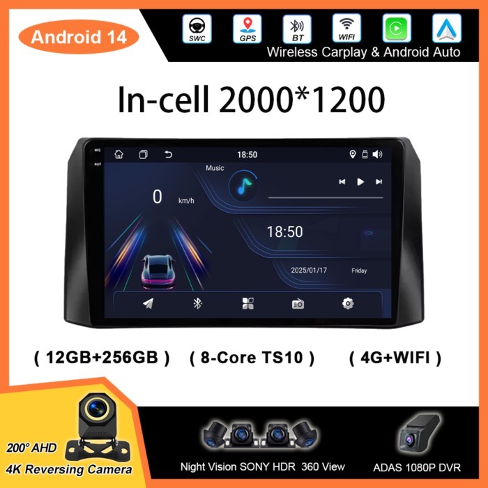 Android Car Radio For UAZ Patriot 3 2016 - 2021 Auto Player Multimedia Carplay Stereo GPS Navigatio