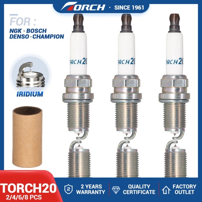 2-8PCS Iridium Spark Plugs TORCH20 K7RTI-T Replace for Champion RC6WYCBX 3707100XEG01B for Great Wa