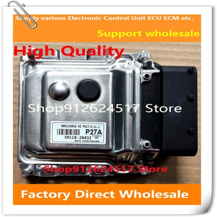 39118-2B540 S33R ECM ME17.9.11.1 ECU 39118-2B432 P27A Electronic Control Unit Car Accessories 39131