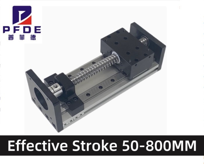 SXG80  Sliding Stage Travel 50-800mm SFU1204  SFU1605 SFU1610 Ballscrew MGR12 Guide Rail Motion Tab