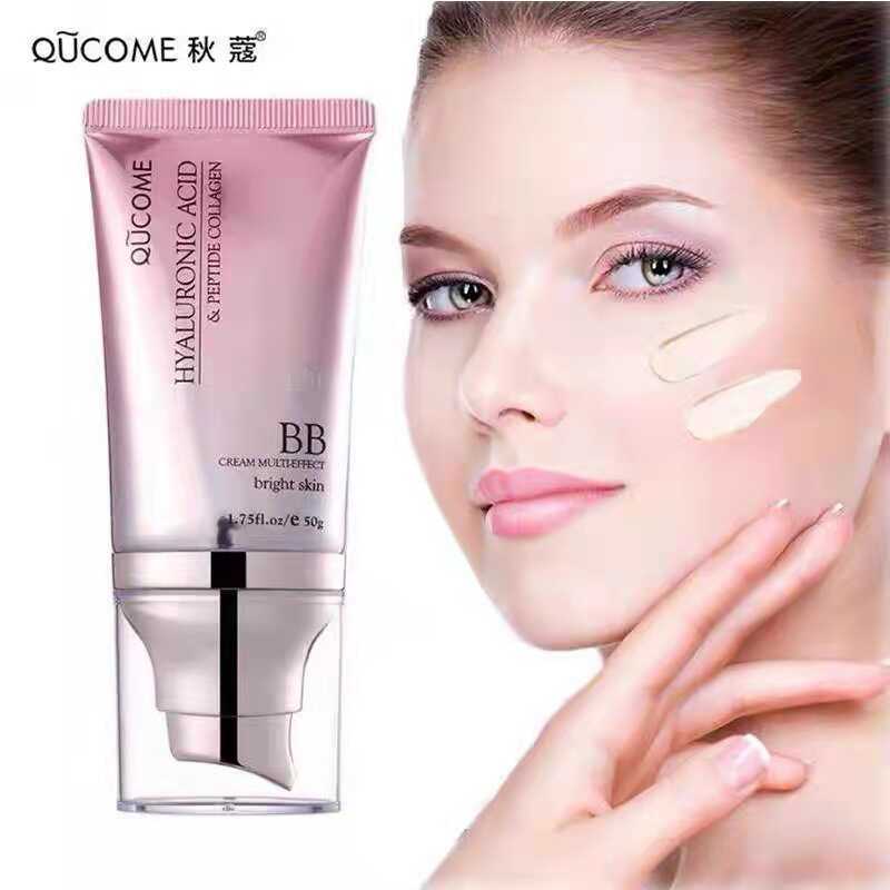Qiu Kou Cream 850 Hyaluronic Acid Peptide Collagen Nude Makeup Moisturizing คอนซีลเลอร์ Strong Lasti