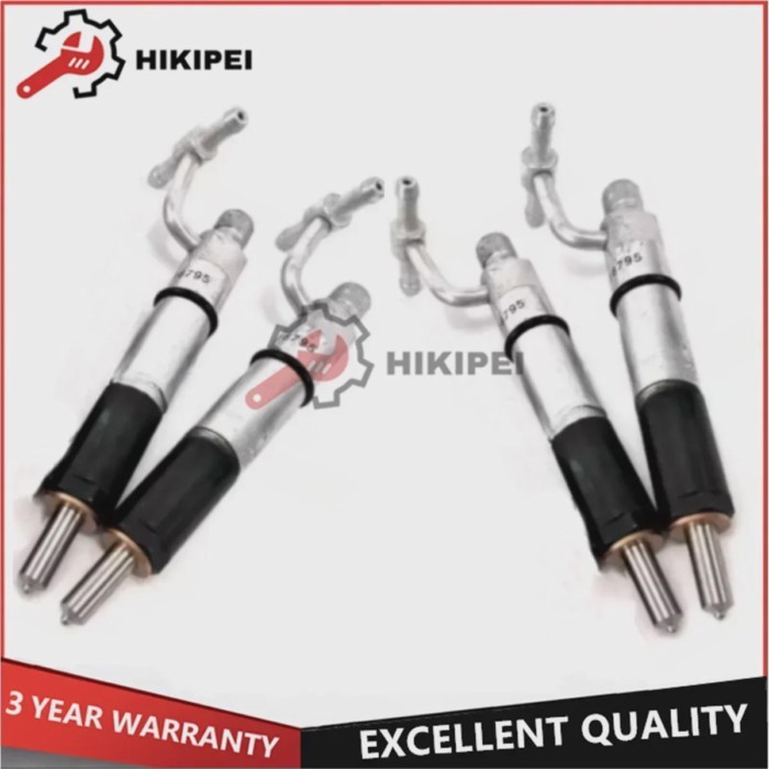 4PCS Fuel Injector for Mitsubishi Engine 4D34 4D31  ME016795 093500-4770  0935004770  093500 4770