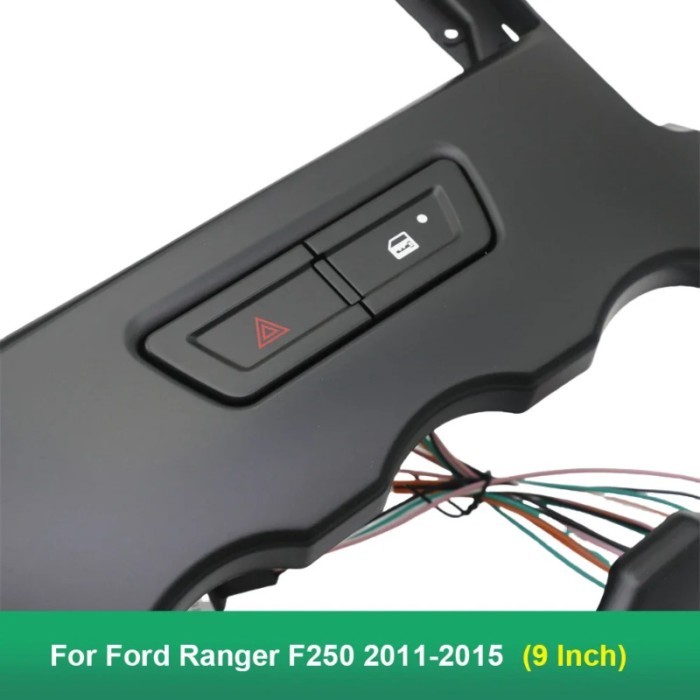 9 Inch Car Frame Fascia Adapter Canbus Box Decoder Android Radio Audio Dash Fitting Panel Kit For F