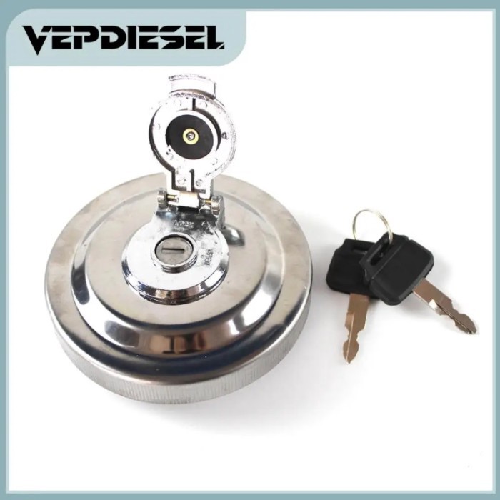 Fuel Tank Cap w / 2 Keys For Kobelco SK-8 SK100 SK200 SK300 SK160 SK250 SK330 SK480 Excavator YN20P