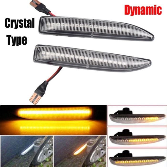 For BMW 7 Series (E65/E66/E67/E68) 2001-2008 63137164757 Car Fender Side Marker Repeater Lights Dyn