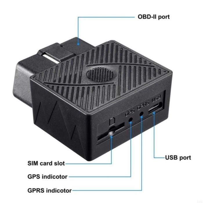 547C OBD Car Positioning Device Car Truck GPRS LBS Position Tracking Locator Vehicle Anti Lost