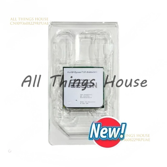 New R7 5700X3D Ryzen 7 5700X3D 4.1 GHz 8-Core 16-Thread CPU 7NM L3=96M 100-000001503 Socket AM4 but