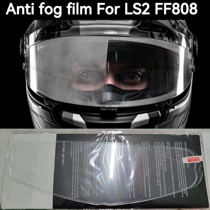 Anti fog film for LS2 ff808 Ff808 FF808 Motorcycle Helmet Lens Visors lens Anti fog sticker Helmet