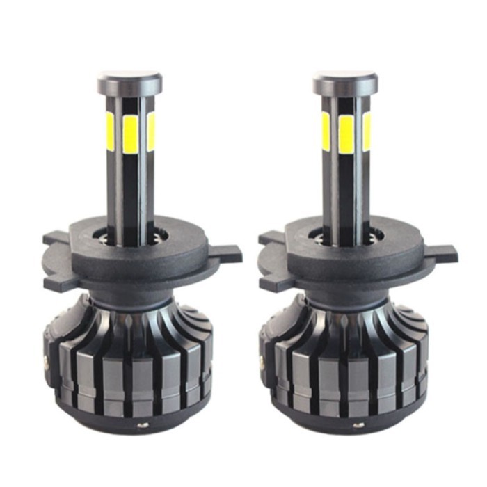 Super bright Cheap Price G9 car Led Headlight fan H1 H3 H7 H4 H13 h7 Led Headlight Bulb 6 sides aut