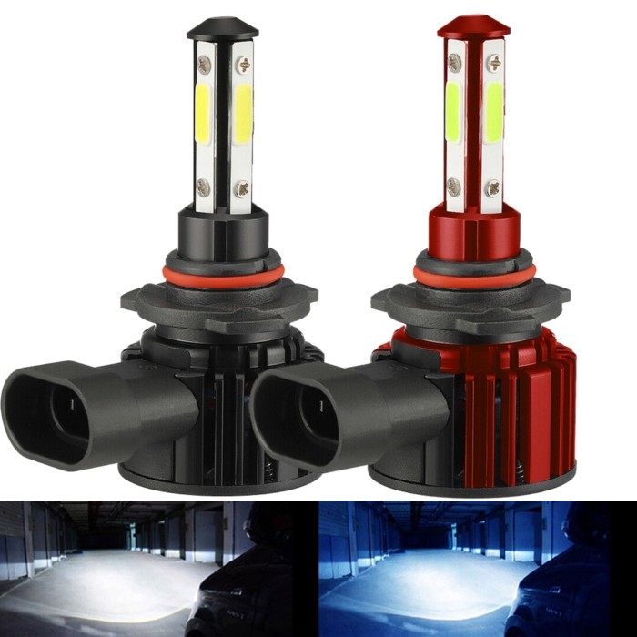 2X 10000LM 50W COB Fog Lights H11 H8 H9 H7 LED Headlight hb4 hb3 9005 9006 12V-24V 6000K 8000K Turb
