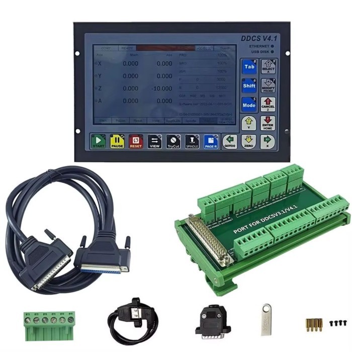 DDCSV4.1 CNC 3/4 axis offline motion controller engraving machine controller replaces mach3 hand pu