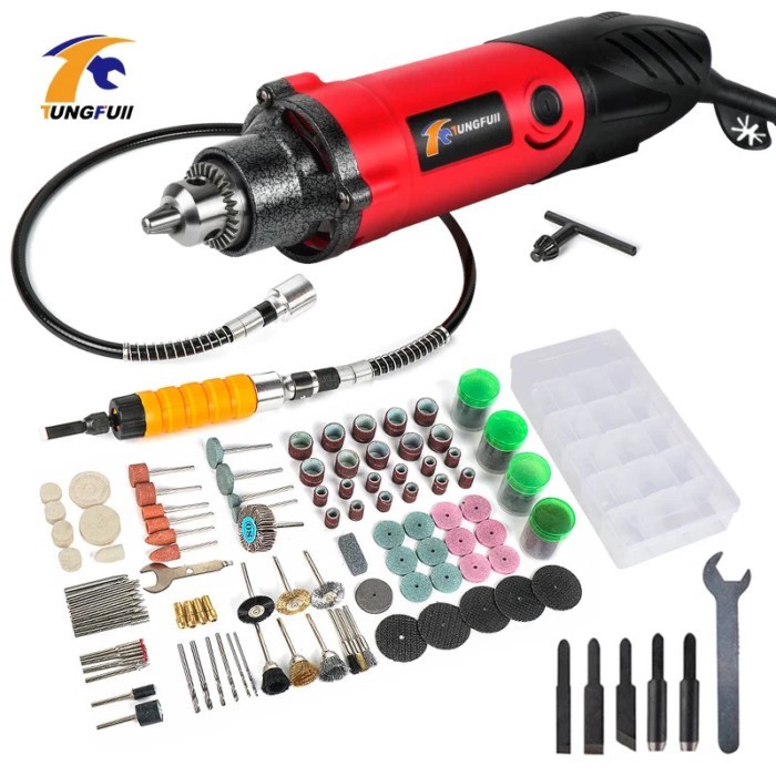 Dremel Engraver Tool Set Accessories Carving Polishing Grinding Mini Drill Electric Engraving Pen D