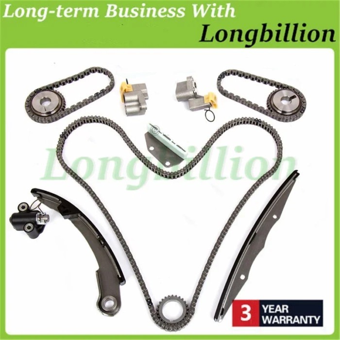 12PCS Timing Chain Kit Water Oil Pump Fit For Nissan Frontier Pathfinder Xterra VQ40DE MA-976123472