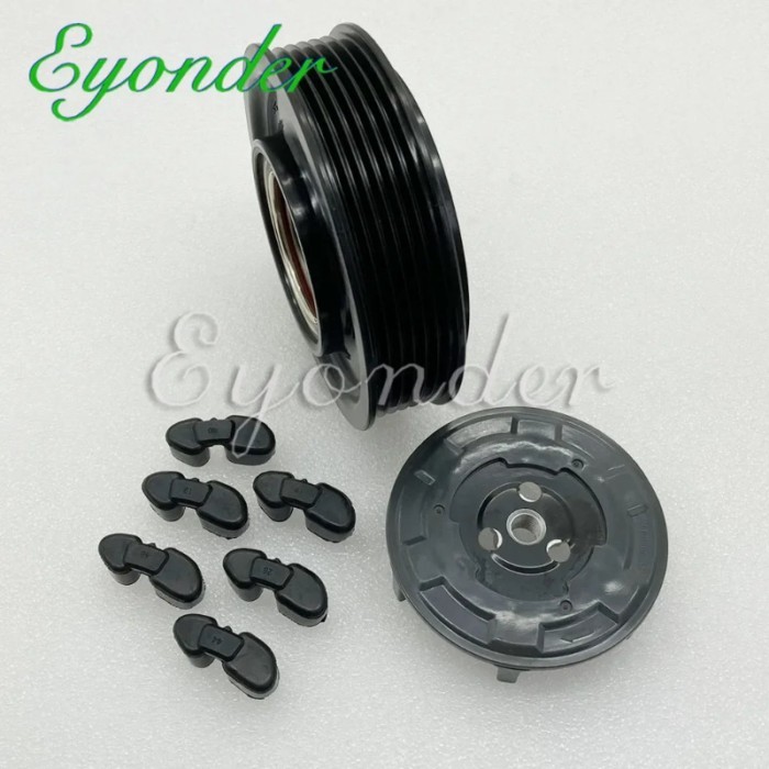 AC A/C Compressor Clutch Pulley for Audi Skoda VW 6Q0820808G 6Q0820808A 6Q0820808C 6Q0820808E 82026