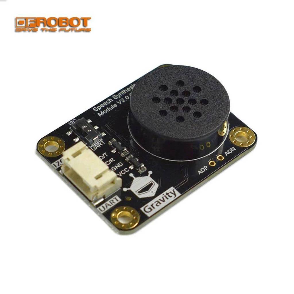 อัพเกรด DFRobot Gravity Text to Speech Voice Synthesizer โมดูลสนับสนุนภาษาอังกฤษจีนสําหรับ Arduino E