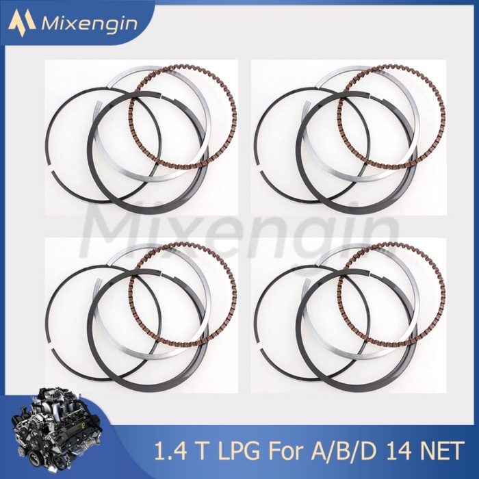 Engine Piston Rings Set STD 72.5mm fit 1.4 L TURBO L4 Gas LPG A14NET LUJ LUV For 09-19 CHEVROLET BU