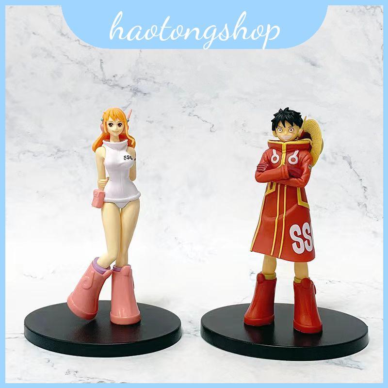 One Egghead Piece Island Luffy Figure พร้อมการประกอบสําหรับนักสะสมและแฟนอนิเมะ