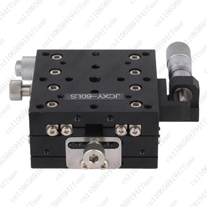 JCXY-60-S High-Precision XY Translation Stage 60mm Manual Micrometer Stage Linear Motion Guide Rail