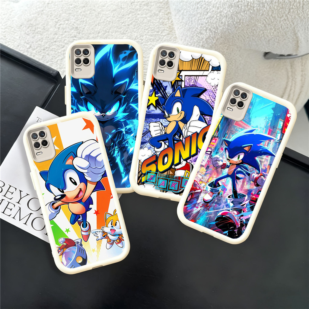 WC41 Sonic สําหรับ Hp ชุบ OPPO A55 A52 A54 A53 A53S A5 A3S A38 A54S 2020 2018 วัสดุ TPU